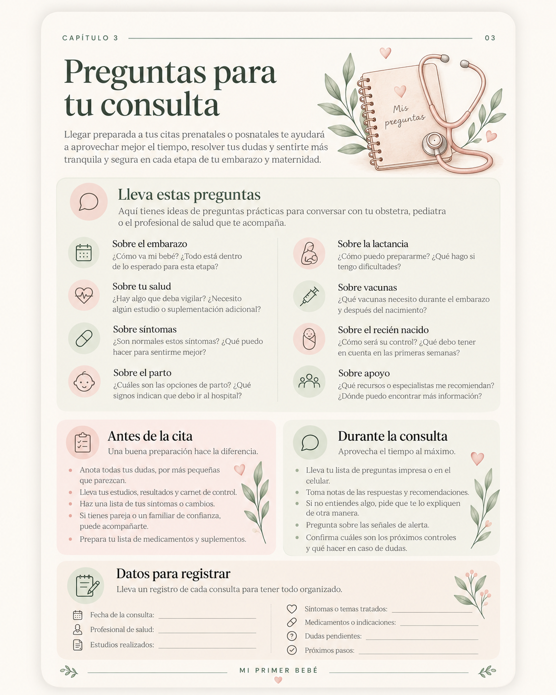 Página interna 3 de Mi Primer Bebé