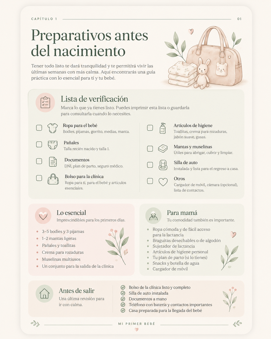 Página interna 1 de Mi Primer Bebé